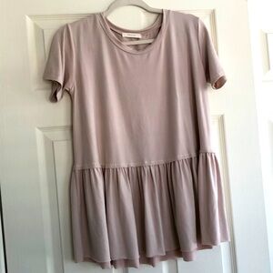 Tan short sleeve top